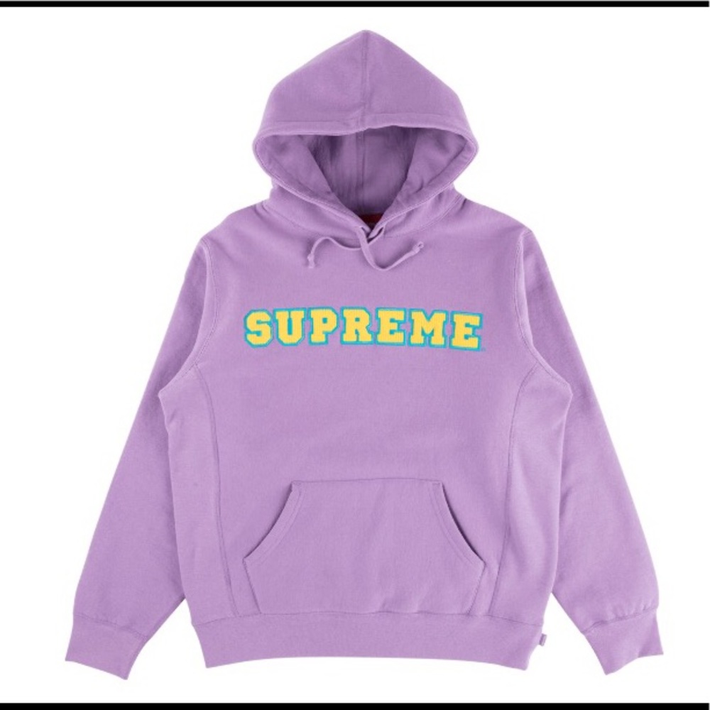 Supreme cord logo hoodie